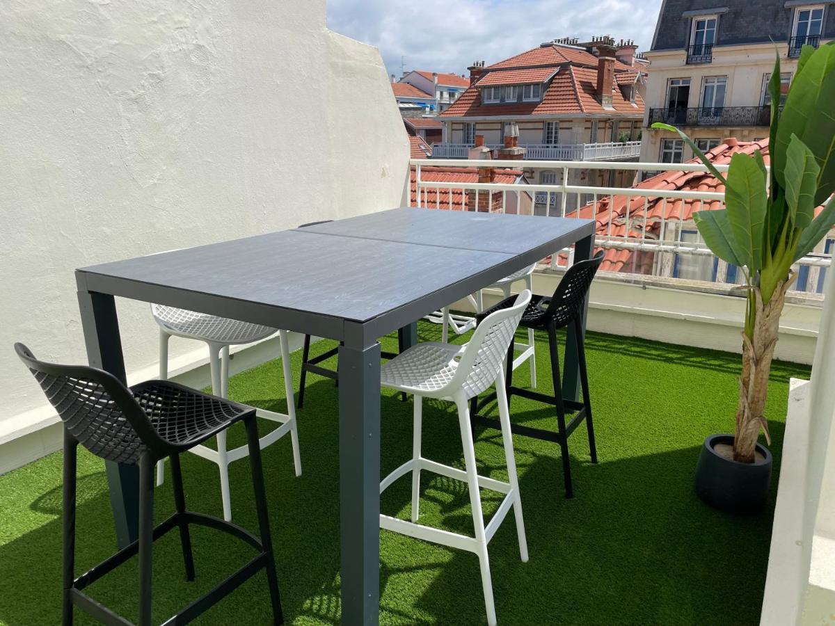 T3 Bis - 4 Etoiles Rooftop Et Vue Mer - Bellevue Biarritz Exterior foto